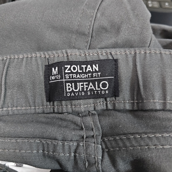 David Bitton Buffalo Boys Pants Zoltan Straight Fit Dark Gray Size M (10/12) - Picture 7 of 8